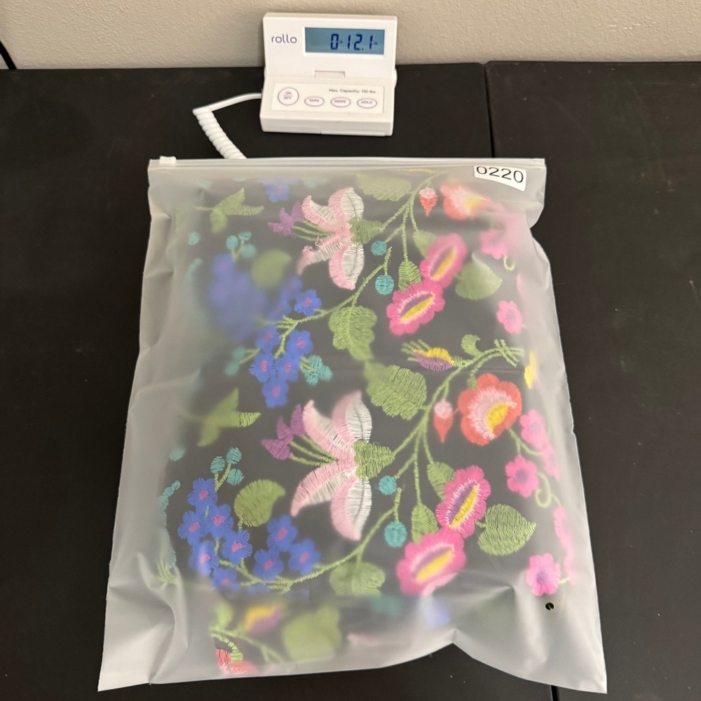 Colorful Floral Embroidered Mesh Dress A Line Sleeveless‎ Occasion 10 - Picture 11 of 11